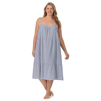 Plus Size Draper James Seersucker Midi Dress
