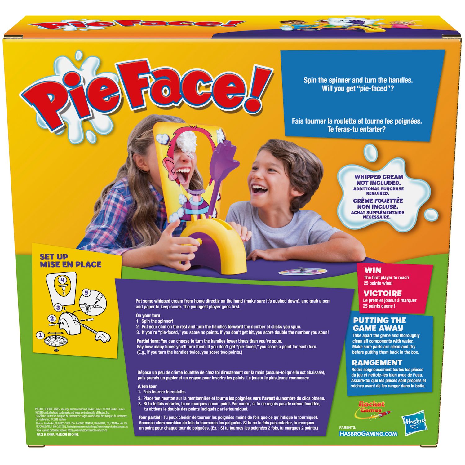 Pie Face Game Replacement Pieces - Hasbro 2014 - Choose What You Need!