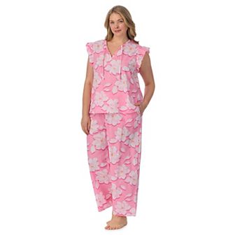 Plus Size Draper James 2 pc Woven Pajama Tank Top & Pajama Pants Set