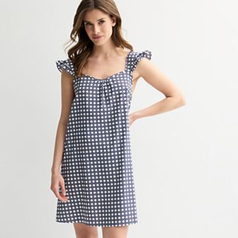 Women's Draper James Woven Chemise Nightgown