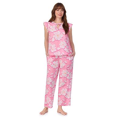 Women's Draper James 2-Piece Woven Pajama Tank Top & Pajama Pants Set