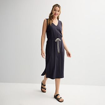 Sonoma Goods For Life® Ribbed Midi Dress