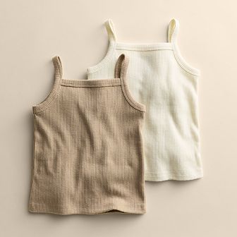 Girls 4-12 Little Co. by Lauren Conrad 2-Pack Essential Tank Tops