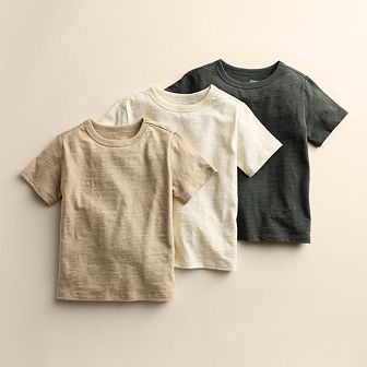 Kids 4-12 Little Co. by Lauren Conrad 3-Pack Organic Cotton Core Tees