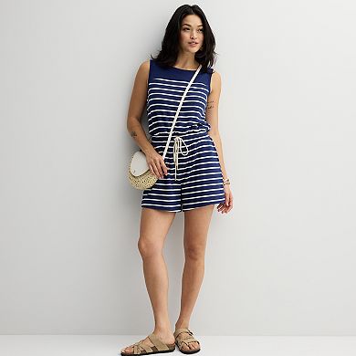 Women's Sonoma Goods For Life® Vacation French Terry Romper
