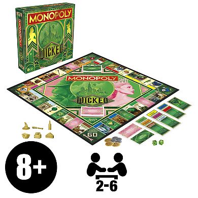 Hasbro Monopoly Game Wicked Edition