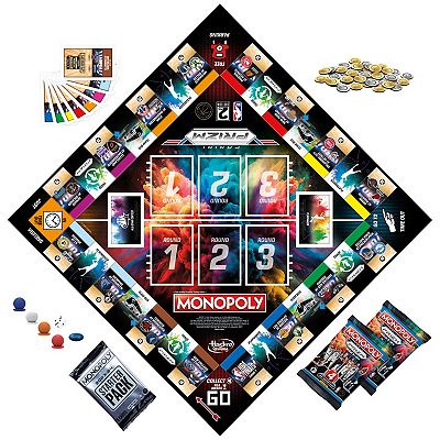 Monopoly Prizm: NBA 2nd Edition Board Game by Hasbro