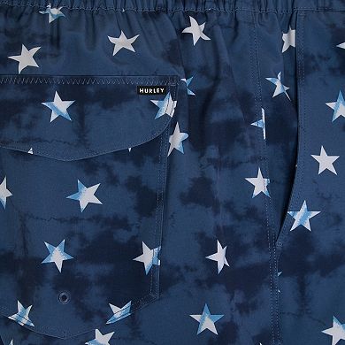 Men's Hurley Volley Stretch Printed Swim Trunks