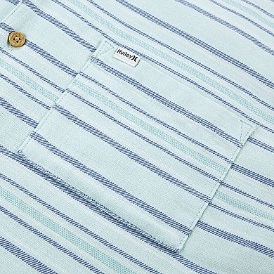 Boys 8-20 Hurley Striped Camp Polo Shirt