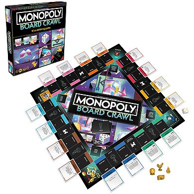 Monopoly Board Crawl Adult Board Game by Hasbro