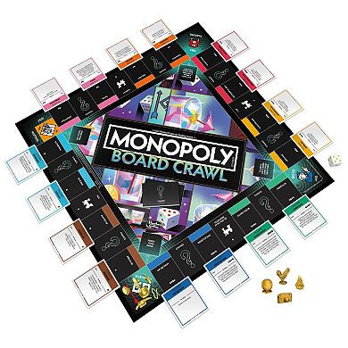 Monopoly Board Crawl Adult Board Game by Hasbro