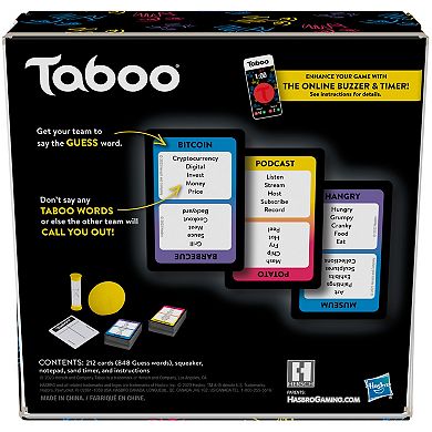 Taboo Game Set by Hasbro
