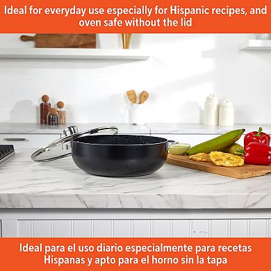 IMUSA 4.4-qt. Bistro Ceramic Coated Caldero