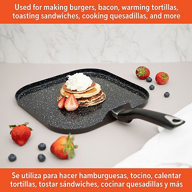 IMUSA 11-in. Bistro Ceramic Square Griddle