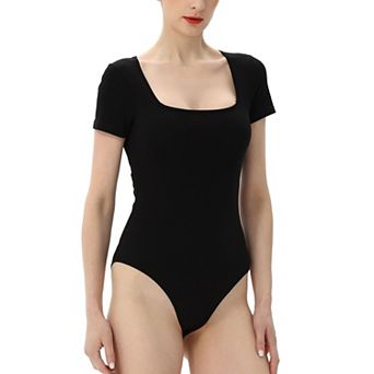 Women's Phistic Square Neck Basic Bodysuit