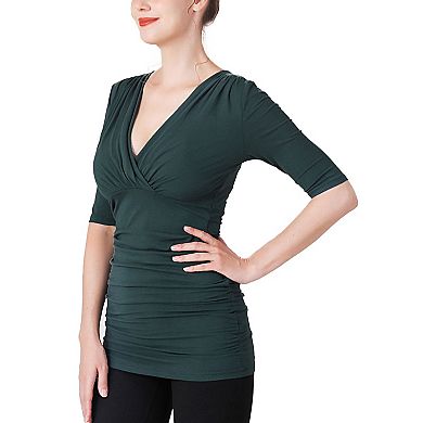 Women's Phistic Carrie Ruched V-neck Top