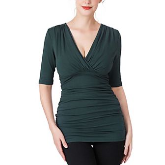 Women's Phistic Carrie Ruched V-neck Top