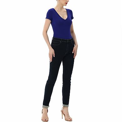 Women's Phistic V-neck Basic Bodysuit