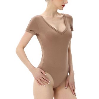 Women's Phistic V-neck Basic Bodysuit