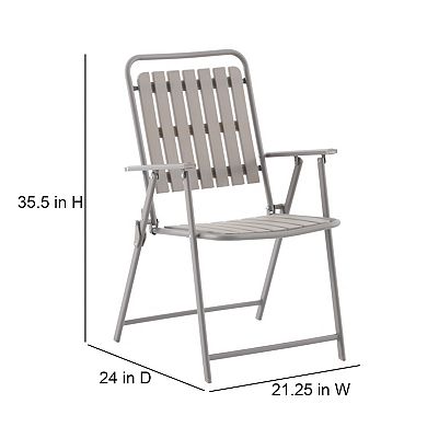 Sonoma Goods For Life Slatted Folding Patio Chair