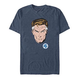 Big & Tall Marvel Fantastic Four Mr. Fantastic Face Graphic Tee
