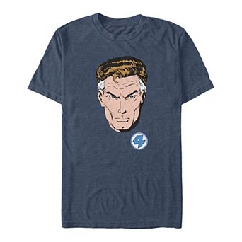 Big & Tall Marvel Fantastic Four Mr. Fantastic Face Graphic Tee