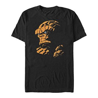 Big & Tall Marvel Fantastic Four The Thing Face Graphic Tee