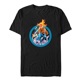 Big & Tall Marvel Fantastic Four Clear Logo Graphic Tee