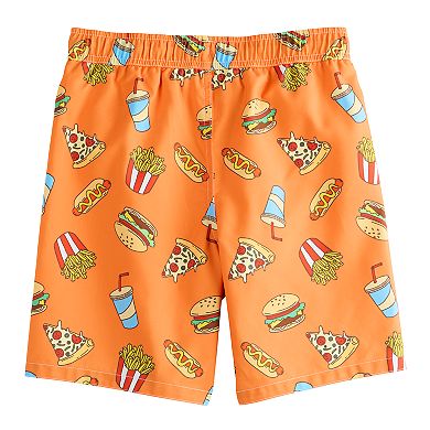 Boys 8-20 Dreamwave Food Truck All-Over Print Swim Trunks