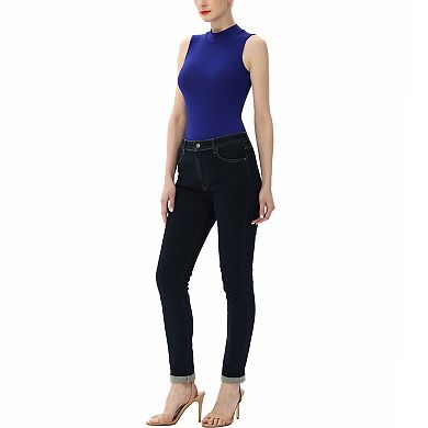 Women's Phistic Turtleneck Sleeveless Bodysuit