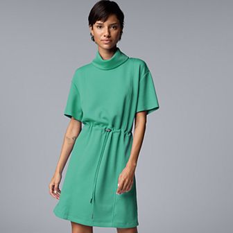 Women's Simply Vera Vera Wang Drawcord Short Dress