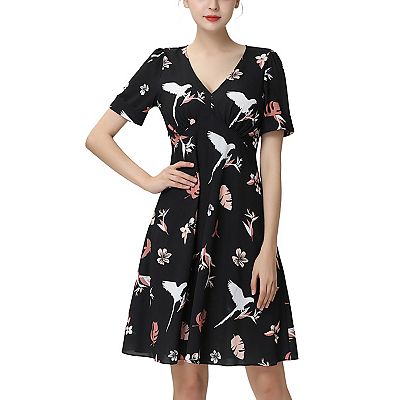 slim fit dress slacks Women's Amberly Fit and Flare Off-Shoulder Taffeta Below The Knee Dress S/M/L White Mean Blvd Customize / White