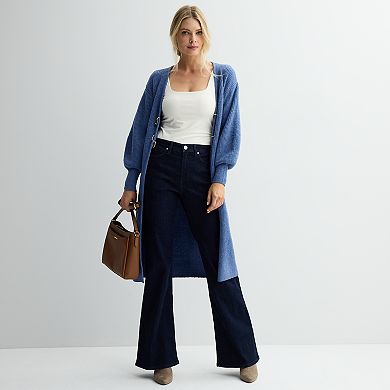 Women's INTEMPO Chunky Duster Sweater Cardigan