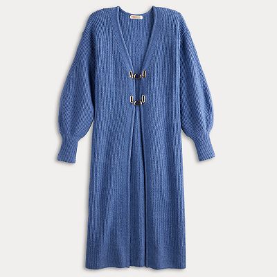 Women's INTEMPO Chunky Duster Sweater Cardigan