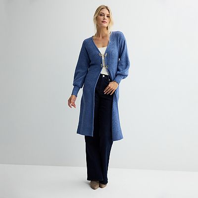 Women's INTEMPO Chunky Duster Sweater Cardigan