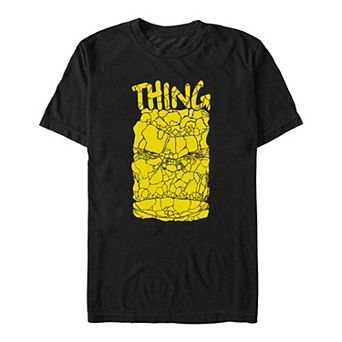 Big & Tall Marvel Fantastic Four The Thing Block Face Graphic Tee