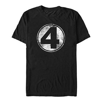 Big & Tall Marvel Fantastic Four Distressed Logo Graphic Tee