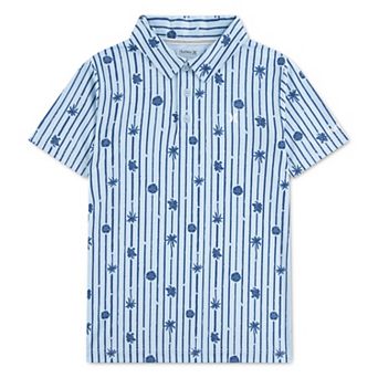 Boys 8-20 Hurley Printed H20-DRI Belmont Polo Top
