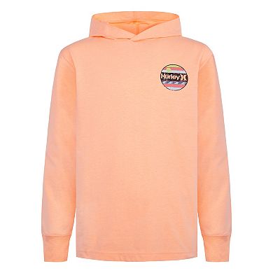 Boys 8-20 Hurley Lightweight Hooded Long Sleeve Graphic T-shirt