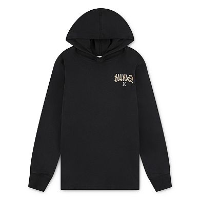 Boys 8-20 Hurley Lightweight Hooded Long Sleeve Graphic T-shirt