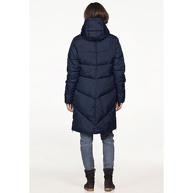 ellos Plus Size Long Puffer Coat
