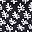 Navy White Print
