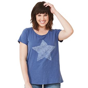 ellos Plus Size Love Graphic Tee