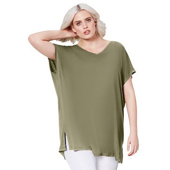 ellos Plus Size Oversized Tunic