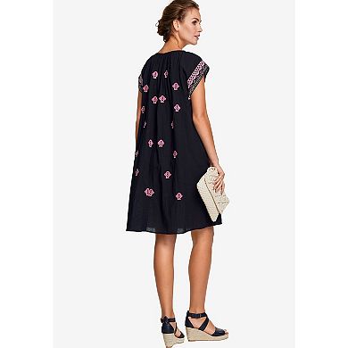 ellos Plus Size Playa Shift Dress