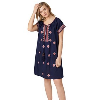 ellos Plus Size Playa Shift Dress