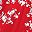 Hot Red White Floral