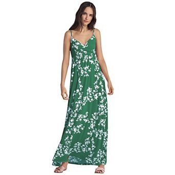 ellos Plus Size Knit Surplice Maxi Dress
