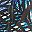 Blue Painterly Leaves