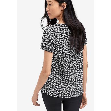 ellos Plus Size Keyhole Tee